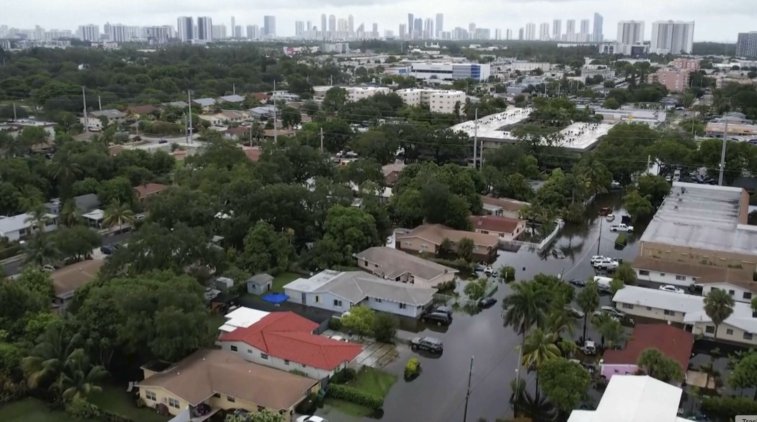 The flood was said to have reached over 20 inches, making it hard for people to drive their vehicles