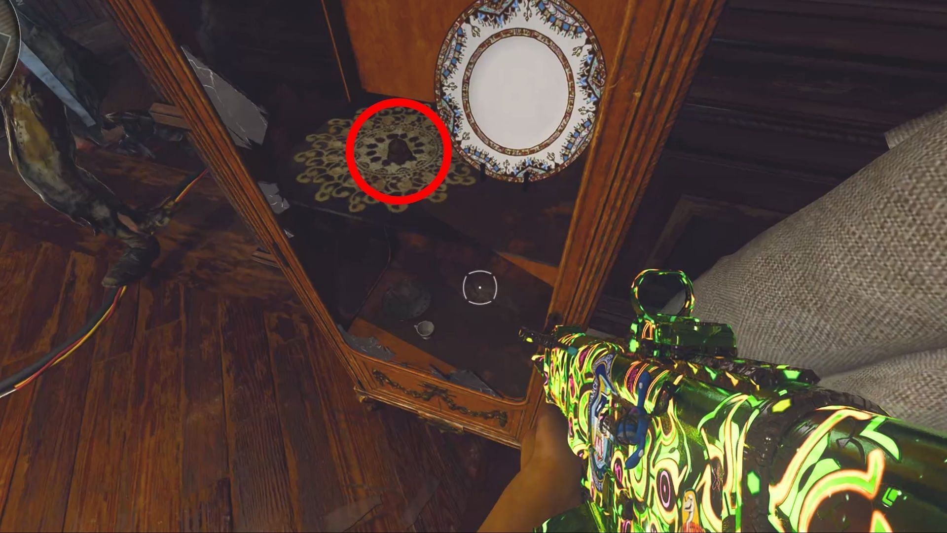 Collect the Bell item in Black Ops 6 Zombies Shattered Veil (Image via Sportskeeda Gaming || Activision)