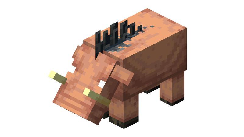 Hoglin in Minecraft Game vs Movie