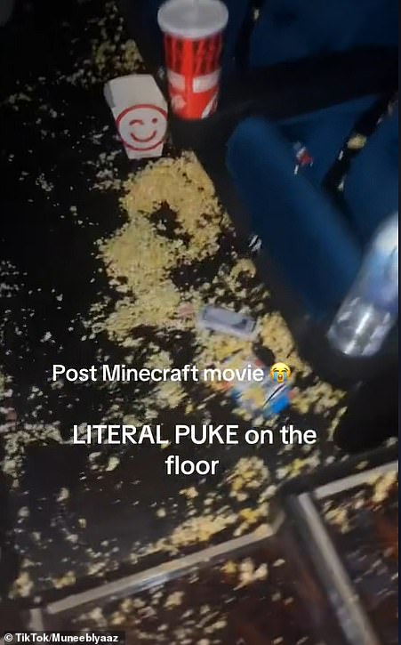 The chaos has been captured in countless videos posted on social media, many of which depict the stomach-churning aftermath of screenings, including food debris and vomit