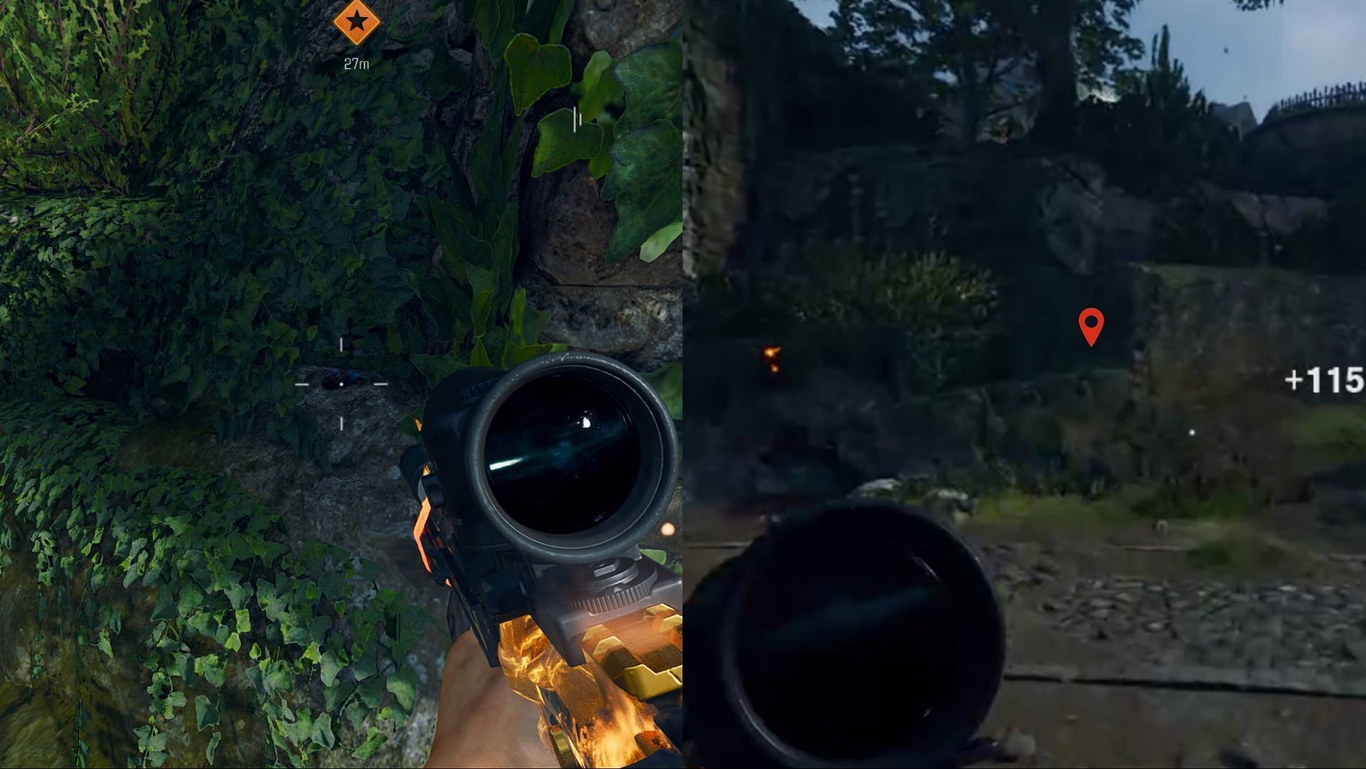 Second part location (Image via Sportskeeda Gaming || Activision)