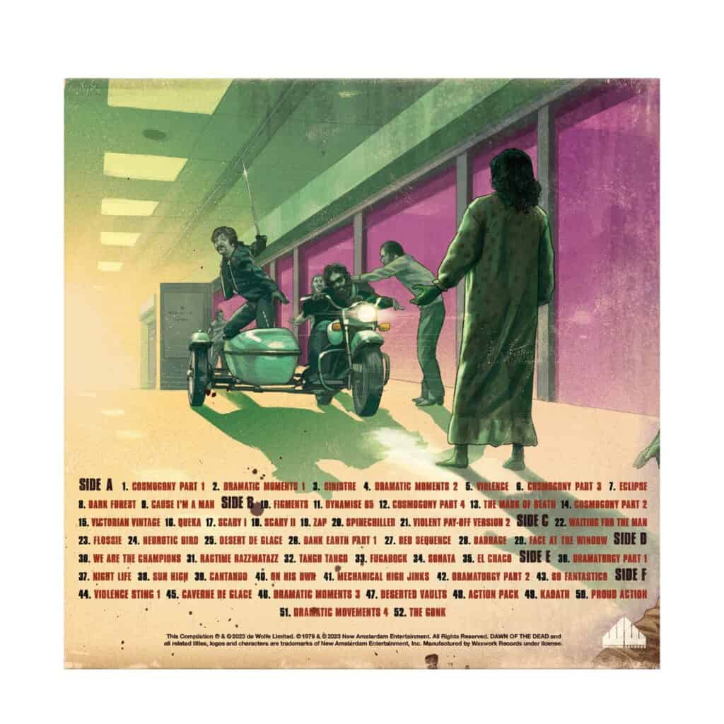 - Zombie Gaming Dawn of the Dead soundtrack