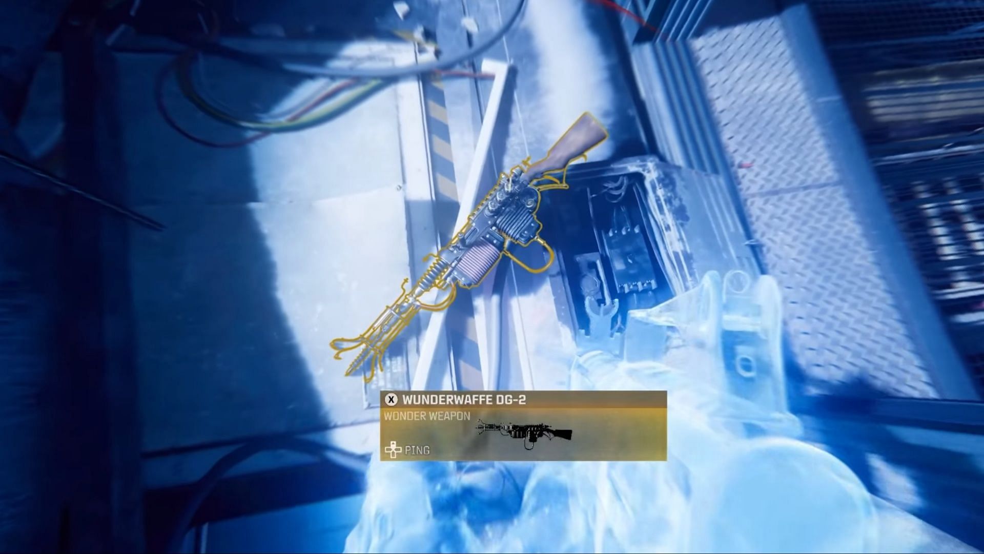 Collect the Wunderwaffe DG-2 in Black Ops 6 Zombies Shattered Veil (Image via Activision || YouTube/MrDalekJD)