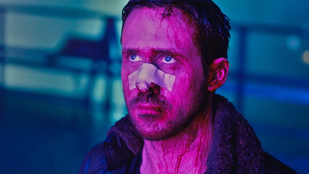 - Zombie Gaming Ryan Gosling bleeding in a still from Blade Runner 2049