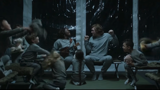 Lupita Nyong'o and Alexander England singing Shake It Off in Little Monsters